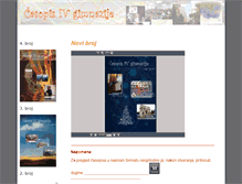 Tablet Screenshot of casopis.cetvrtagimnazija.edu.rs